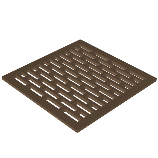 Newport Brass 6" Square Shower Drain in Oil Rubbed Bronze 233-606/10B